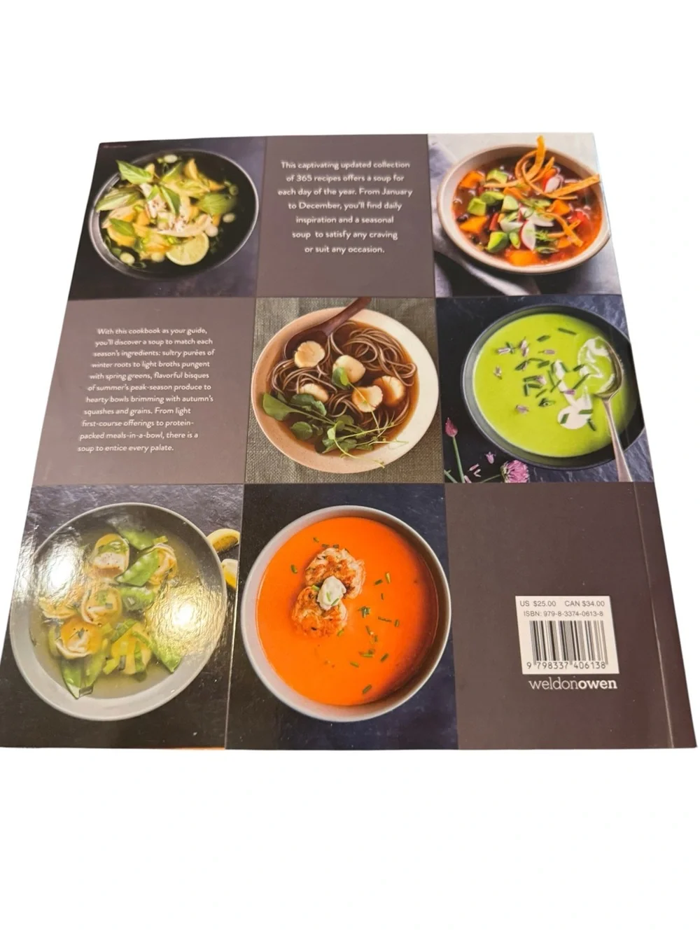 Williams Sonoma Soup of the Day Cookbook - Brand New!